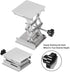 Stonylab 4"x4" Lab Scissors Jack, 100 x 100mm Stainless Steel Laboratory Support Lift Stand