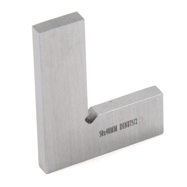 T Tulead Machinist Square, Precision Carbon Steel Solid Woodworking Square 50x40mm/2"x1.57"