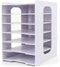 SONGWAY File Organizer for Desk | Multifunctional 7 Tier Vertical Document Holder for Home Office