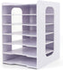 SONGWAY File Organizer for Desk | Multifunctional 7 Tier Vertical Document Holder for Home Office