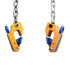 NORJIN Chain Drum Lifter, 2000 lbs Capacity Vertical Hoist Barrel Lifter with G80 Chain for 55 Gallon Drums