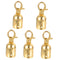 DOITOOL 5pcs Rope End Stop Crowd Control Rope Ends Fittings Hooks, Snap Post Queue Hooks, Stainless Steel Fastener