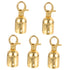 DOITOOL 5pcs Rope End Stop Crowd Control Rope Ends Fittings Hooks, Snap Post Queue Hooks, Stainless Steel Fastener