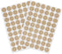 Self-Adhesive Screw Hole Stickers PVC Cover Caps - Dustproof for Wooden Furniture Cabinet, 21mm, 2 Sheets/108 Pcs