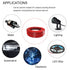 BTF-LIGHTING 32.8ft/10m 2 Pin 20AWG LED Strip Light Ribbon Electrical Extension Cable Wire, Red Black