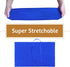 KICNIC Blue Book Covers 3 Pack, 6"x9" Stretchable Protective Covers for Most Hardcover Books, Washable