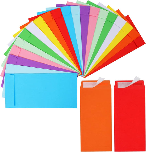 Cash Envelopes - 120 Envelopes Money Saving Challenge, 3.2x6.6inch Money Envelopes for Budgeting, Coins, Checks