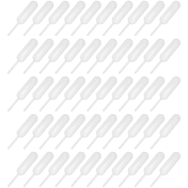 4ml Pipette 100PCS Disposable Plastic Squeeze Transfer Droppers for Liquid Injectors, Chocolate, Ice Cream, Cupcakes