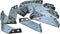 Rmdusk Stainless Steel Multifunction Triangle Corner Brace, Multi-Angle Joint Fastener, Shelf Support Connector
