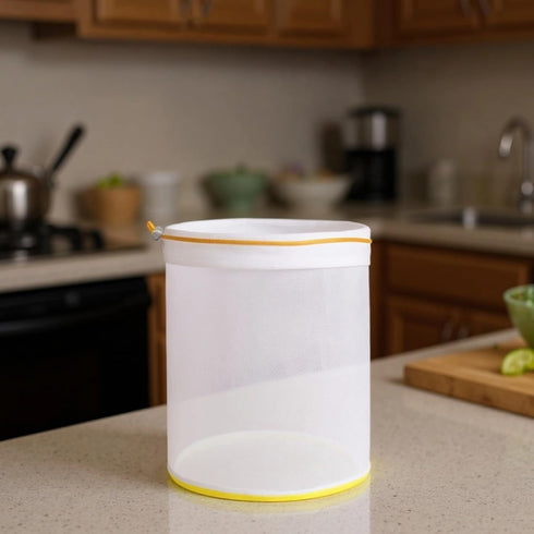 5 5 Bosreroy Gallon Mesh Bags Pcs, Hydroponic Filter Bag, Reusable Nylon Mesh For Juicing, Nut Milk & Brewing