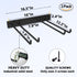 240 LBS 2 Pack YYR Folding Chair Storage Rack, Garden Tool & Foldable Chairs Organizer Hangers for Garage Organization