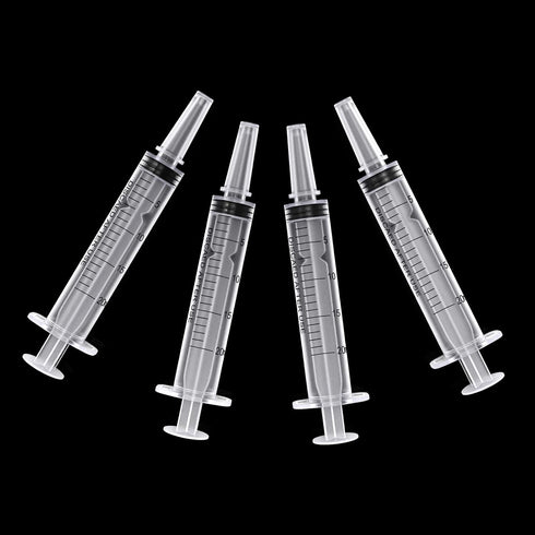 20 Pack of 20ml Plastic Syringes, Sterile Catheter Tip with Tip Cap Adapter for Scientific Labs