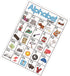 SANTSUN 26 Alphabet Educational Preschool Poster for Toddler and Kid, School Decorations for Kindergarten
