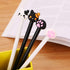 Cute Cat Gel Pens Set, Fun Kawaii Animal Black Ink Pens for Kids, Office, School Supplies, 12 Styles