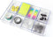 Carrotez Desk Drawer Organizer Tray, 8 Grid Stackable Clear Plastic Storage Organizer for Office Supplies