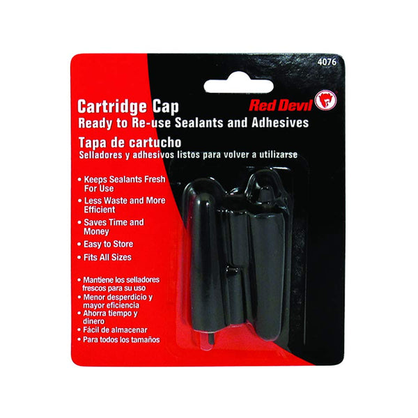 Red Devil 4076 Caulk Cartridge Caps - Black