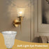 Set 4, Hammered HonoDing Ceiling Lamp Replacement Shade of Glass Bell Ceiling Fan Light Covers, Clear Glass Lamp Shade