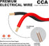 Tyumen 18 100FT, 18/2 12V/24V 18AWG 2 Gauge Wire AWG Red Black Hookup Electrical Wire LED Strips Extension Cord DC