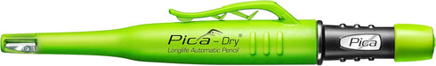 Pica Dry Automatic Pen + Green White Blue Refills, 3 Blue, 2 White, 3 Green