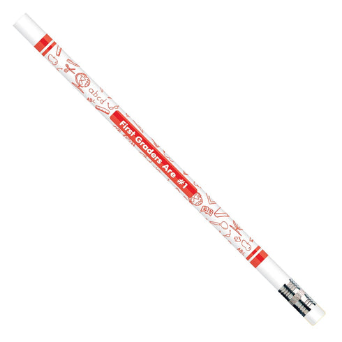 JRM7861B 1st Graders are #1 Pencils, 0.5" Height, 2.5" Wide, 8" Length (12 Count)