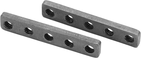 Mending Plates 2Pcs in 1 Bag: Threaded Plate, 5 Holes High Accuracy Rustproof M4 Thread for Robotics Field
