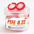 PTFE Hydrophobic Syringe Filters, 25mm, 0.22 um Non-Sterile, 25/pk by KS-Tek