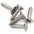 100pcs M4x14mm Stainless Flat Head Phillips Self-Tapping Wood Screws, 18-8 (304) Stainless Steel