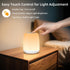 iMosleep Dimmable 20 4 Night Light LED Touch Night with Levels of Brightness Timer Rechargeable Battery for Bedroom