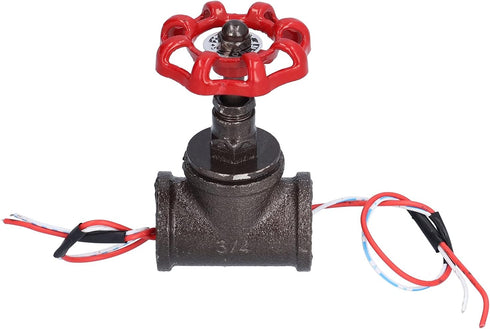 Retro Industrial 3/4in Stop Valve Rotating Light Switch, Unique Design for Table Pipe Lamp, Steampunk