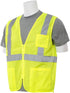 ERB Delta Plus S363P Class 2 Zipper Mesh Vest with Pockets, Hi Viz Lime, 5XL (WEL61653HL5X).