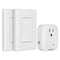 SURAIELEC Wireless Wall Switch Remote Control Outlet, No Wiring, 100ft RF Range,