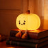 LONRISWAY Pumpkin Night Light for Kids, Rechargeable LED Desk Lamp with Dimmable Touch