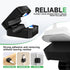 WDBmla 9 Wall,2025 Organizer[0.45" 0.27" Black Magnetic Cable Clips,Under Desk Cable Management,Cord Holder