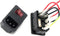 Antrader 2pcs AC250V 10A IEC 320 C14 Inlet Panel Socket with Fuse and Red Light Rocker Switch