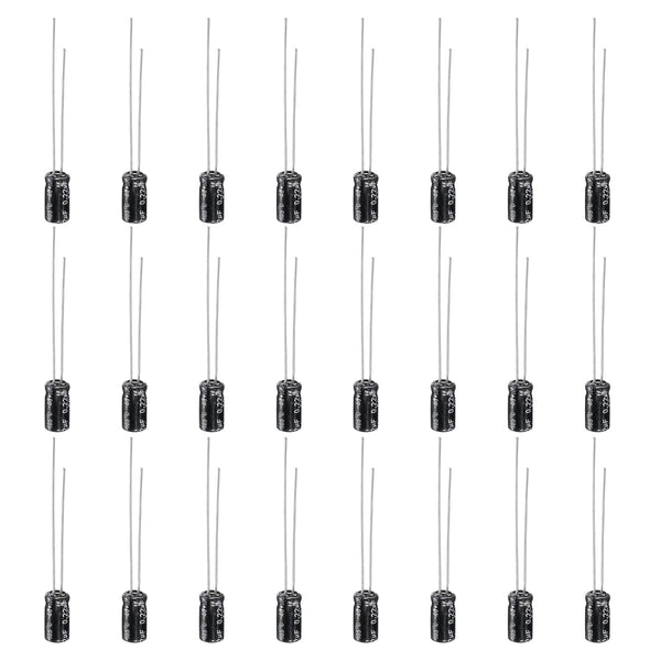 PATIKIL 50V 0.22uF Electrolytic Capacitors, 100Pcs 4x8mm High Frequency for TV, LCD Monitor, Circuit Boards