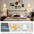 Set 2, 15000mAh Dimmable, Bulb JESLED Battery Operated Wall Sconce of Rechargeable Wall Lights with Timer Function