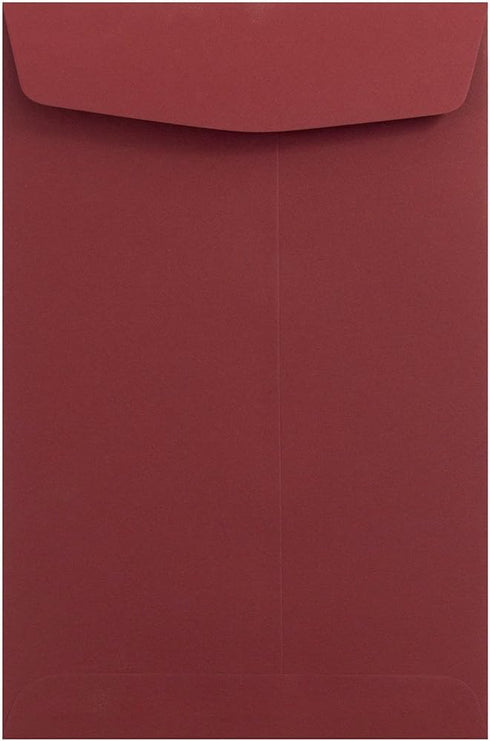 JAM PAPER 6 x 9 Open End Catalog Premium Envelopes - Dark Red - 50/Pack