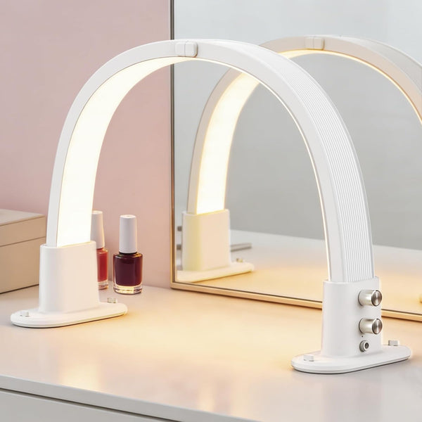 SLYFTE Professional Quality Mini Half Moon Light for Nail Desk, Personal Arch Light
