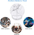 WAVEYU Ergonomic Mouse Pad with Wrist Support, Decorative Non-Slip Rubber Base Mouse Mat for Women, White Marble for