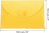 PATIKIL 24 Pack Heart Shaped Gift Card Envelopes, Mini Photo Holders for Birthdays Weddings, Yellow Clasp