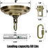 6 Inch Light Canopy Kit with Heavy Duty, Replacement Cover Plate with Mounting Hardware for Chandelier, Pendant Light