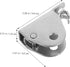 4pcs Alipis Barber Chair Accessories Replacement Parts Gas Lift Supports for Stylist Chair Gas Spring Switch Head Hair