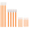 Wellgler's 200pcs Foam Cleaning Swabs, Multi-Purpose Cleanroom Foam Tip Cleaning Swab Kit (Orange)