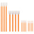 Wellgler's 200pcs Foam Cleaning Swabs, Multi-Purpose Cleanroom Foam Tip Cleaning Swab Kit (Orange)
