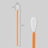 Lab Polyester Swabs 6.3" (100 pcs, Orange) Long Cleaning Swabs for Multipurpose Cleanroom Use