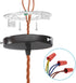 125mm (4.9") PATIKIL Universal Light Fixture Mounting Bracket Kit, Light Crossbar Round Ceiling Plate with Screw