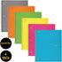 Five Star Spiral Notebooks, 3 Subject, Wide Ruled, 150 Sheets, 10-1/2" x 8", Assorted Colors, 6 Pack (73449)