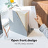 carrotez Open Front Magazine File Holder, Plastic Vertical File Organizers for Desk, Office Organization Essentials,