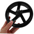 2-Pack Heavy Duty Shopping Cart Wheel Replacement - Ideal for Groceries