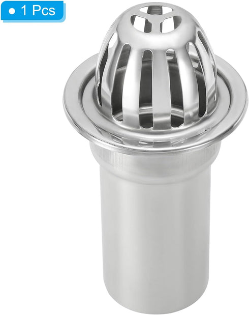 PATIKIL Dome Gutter Guard, Stainless Steel Downspout Strainer, Anti-Blocking Strainer for Balcony Garden Patio, 3 Inch